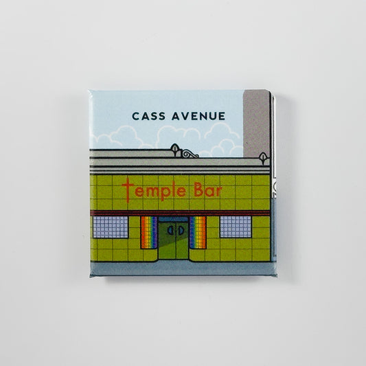 Cass Ave/Temple Bar magnet