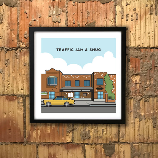 Traffic Jam & Snug print